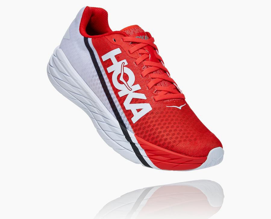 Hoka One One Tenisky Damske Červené/Biele - Rocket X - 45289-CUPJ